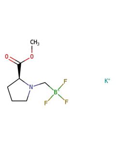 Astatech POTASSIUM (S)-TRIFLUORO((2-(METHOXYCARBONYL)PYRROLIDIN-1-YL)METHYL)BORATE; 1G; Purity 95%; MDL-MFCD18779665
